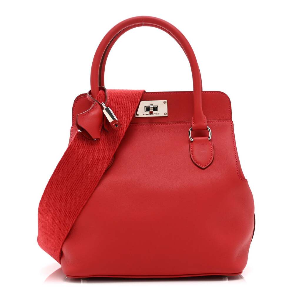 Hermes Swift Toolbox 20 Rouge Tomate #270159H39B